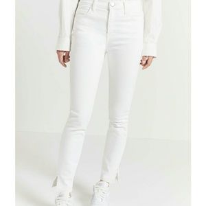 Current Elliot High Waist Stiletto Frayed Hem